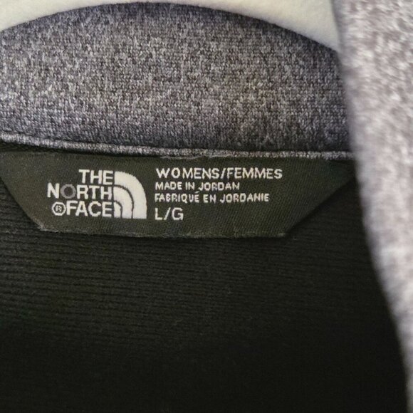 The North Face 100 Cinder 1/4 Zip Pull Over Black Outdoors Workout Size L - Picture 5 of 7